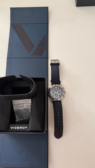 Reloj Viceroy Cronógrafo Azul y Plateado