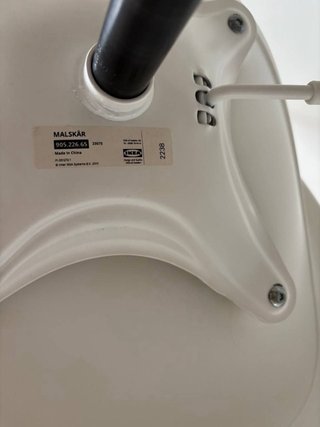 Silla IKEA LOBERGET / MALSKAR Blanca