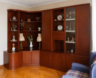 Mueble de salón rinconera de madera
