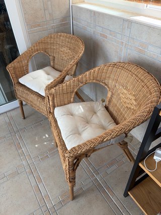 Sillas de mimbre Ikea Agen