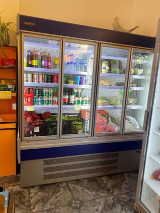 Frigorífico expositor comercial 4 puertas