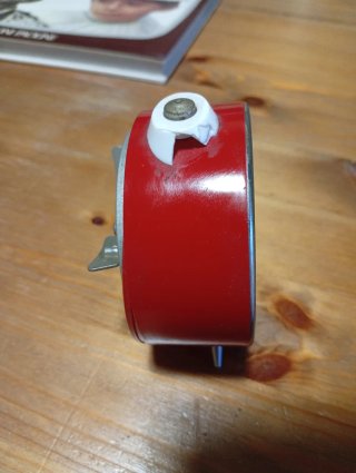 Sveglia vintage rossa Ruhla