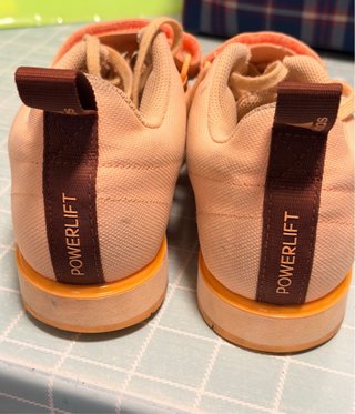 Zapatillas Adidas Halterofilia, Powerlift Naranja