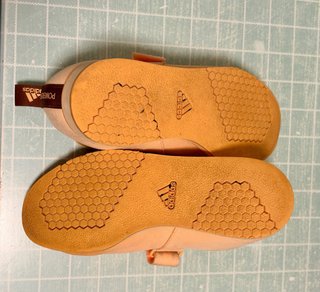Zapatillas Adidas Halterofilia, Powerlift Naranja
