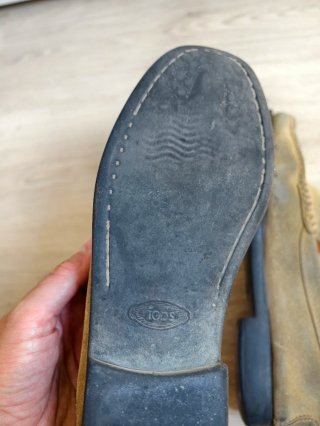 Mocasines Tod's Ante Beige/Khaki Talla 41