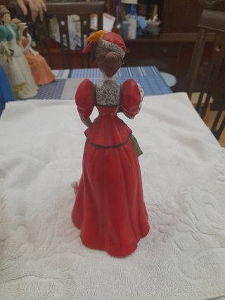 Figura porcelana Avon señora Albee 1998 Dama con P