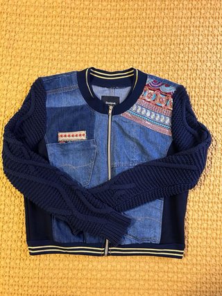 Chaqueta Vaquera Desigual Patchwork