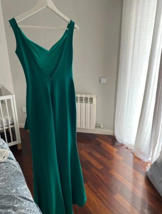 Vestido de fiesta verde