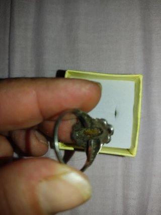 Anillo Antiguo ..plata y oro