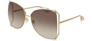 Gafas de Sol Gucci Doradas y Grises