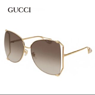Gafas de Sol Gucci Doradas y Grises
