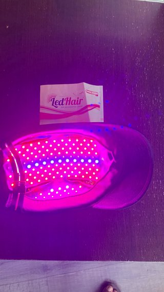 Gorra Láser Capilar Led Hair Negra