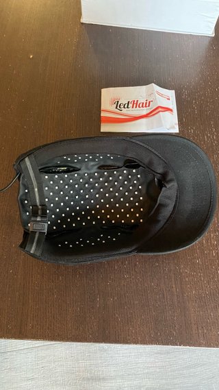 Gorra Láser Capilar Led Hair Negra