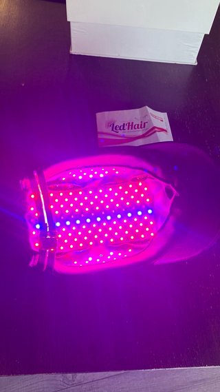 Gorra Láser Capilar Led Hair Negra