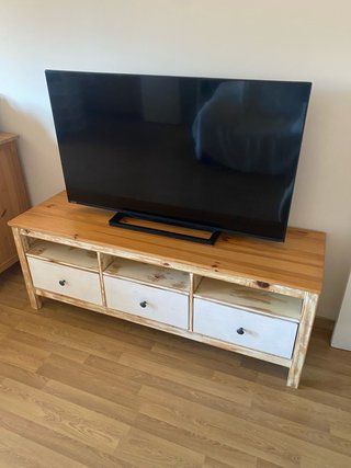 Mueble TV IKEA HEMNES 3 cajones - acabado decapado