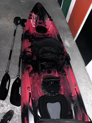 Kayak Biplaza 2+1 + Baca, Remos y Chaleco