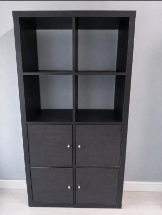 Mueble Módulo Kallax Ikea Negro