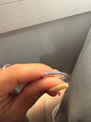 Anillo Pandora Rosa y Plateado