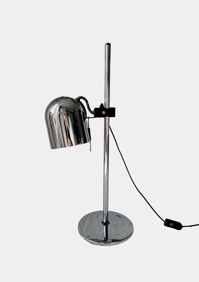 Lámpara de mesa FASE Metal Plateado