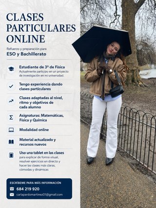 Clases online de Matemáticas, Física y Química
