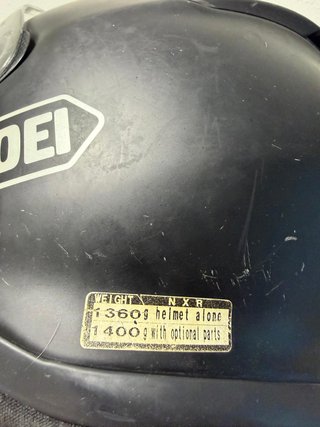 Casco Shoei NXR Talla L + Pinlock Interior Renovad