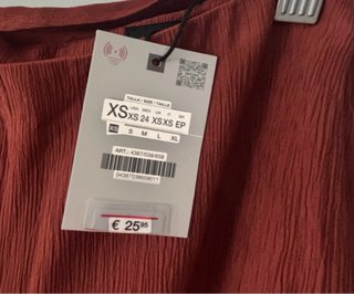 Pantalón Zara Pareo Lazada Marrón Talla XS