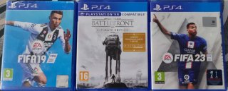 PS4: FIFA 19, FIFA 23 y Star Wars Battlefront UE