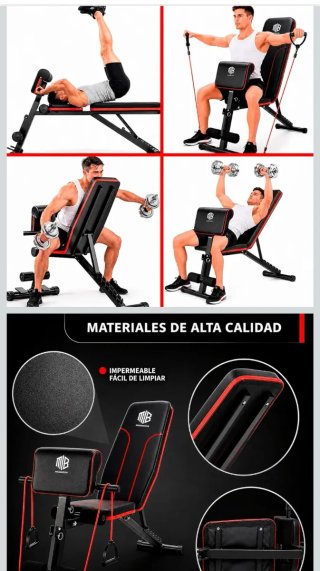 Banco de musculación MANIBOOM ajustable