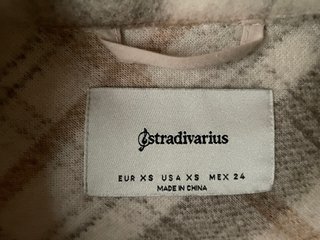 Camisa cuadros Stradivarius tonos marrones