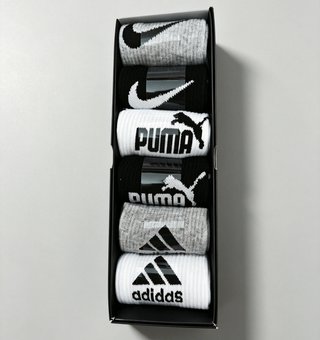 Pack 6 pares Calcetines Deportivos TALLA 41-47