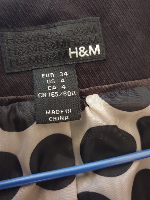 Gabardina H&M Negra