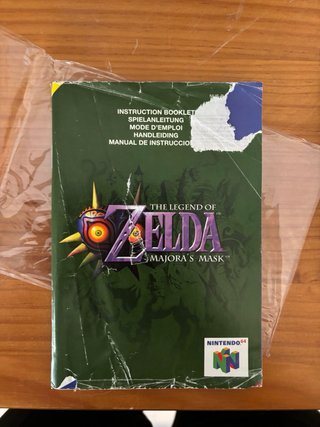 Maschera di Majora di Zelda N64 Versione PAL