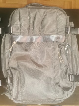 Mochila PARFOIS marrón y gris