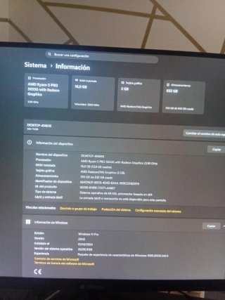 Ordenador de mesa gaming RGB
