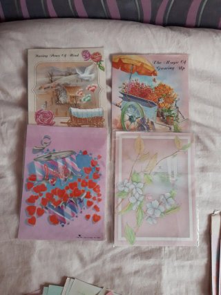 Lote cartas perfumadas años 90