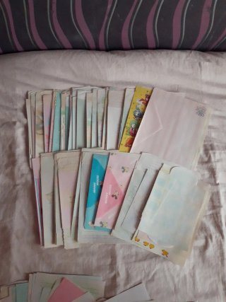 Lote cartas perfumadas años 90