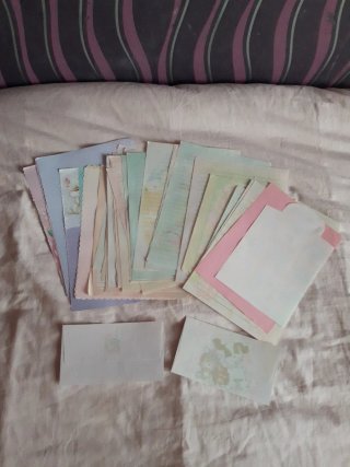 Lote cartas perfumadas años 90