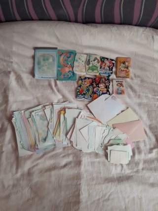 Lote cartas perfumadas años 90
