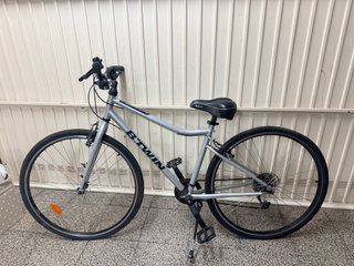 Bicicleta de paseo B'TWIN plateada