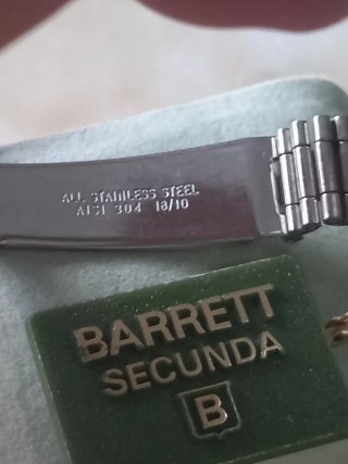 Reloj Barrett Secunda Mecánico 70s NOS