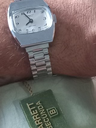 Reloj Barrett Secunda Mecánico 70s NOS