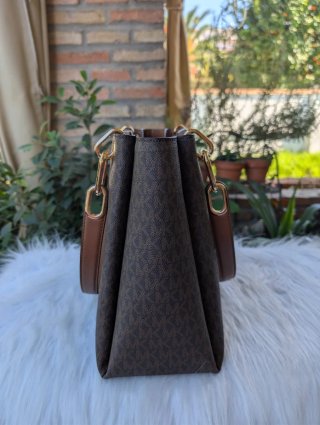 Bolso Michael Kors Marrón y Dorado