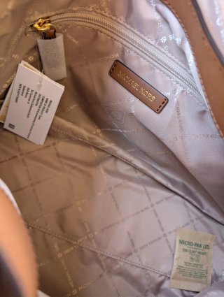 Bolso Michael Kors Marrón y Dorado