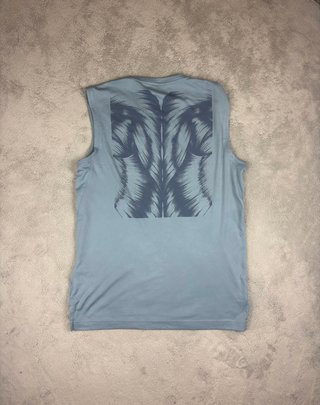 Camiseta Tirantes Adidas Climacool Azul Gris M