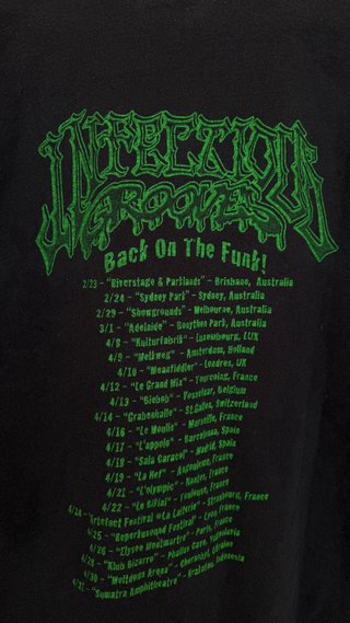 Camiseta vintage de los 90 de la gira "Back On The