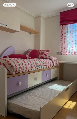Dormitorio juvenil niña completo