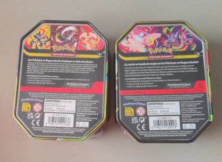 Latas Pokémon Mega Dragonite y Mega Clefable