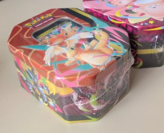 Latas Pokémon Mega Dragonite y Mega Clefable