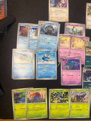 🇬🇧 Lote +50 cartas base Pokémon Phantasmal Flames