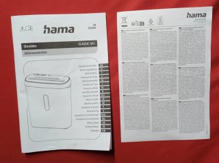 Trituradora de papel Hama Classic S61